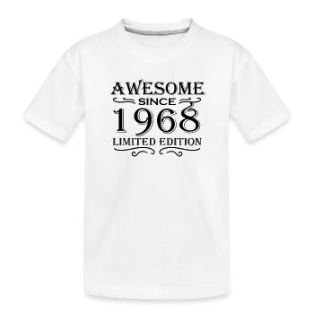 1968 - Born 1968 - Kids' Premium Organic T-Shirt - white - Front