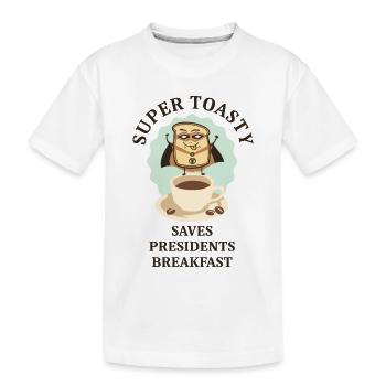 Super Heroes Toast Bread - T-shirt bio Premium Enfant - blanc - Devant