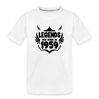 1959 - né en 1959 - année de naissance 1959 - T-shirt bio Premium Enfant - blanc - Devant