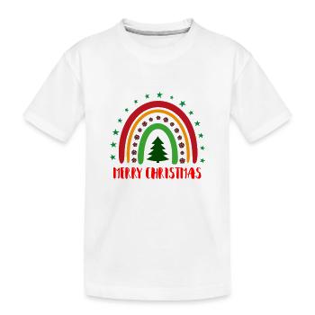 Noël, noël, noël, noël, noël, noël, noël, noël - T-shirt bio Premium Enfant - blanc - Devant