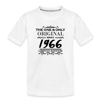 1966 - Baujahr 1966 - Jahrgang 1966 - Kinder Premium Bio T-Shirt - Weiß - Vorne