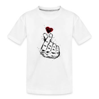L’amour de la K-Pop - T-shirt bio Premium Enfant - blanc - Devant