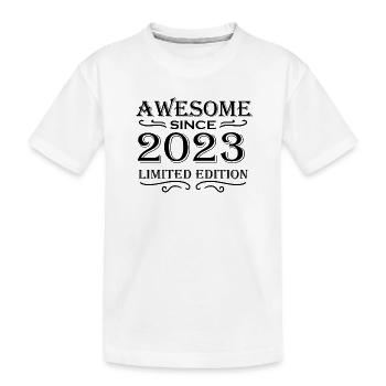 2023 - Vintage 2023 - Fantastic since 2023 - Kids' Premium Organic T-Shirt - white - Front