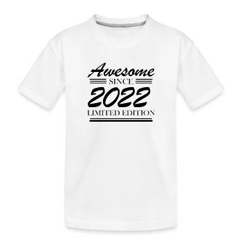 2022 - Kids' Premium Organic T-Shirt - white - Front