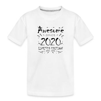 2020 - Jahrgang 2020 - Fantastisch seit 2020 - Kinder Premium Bio T-Shirt - Weiß - Vorne