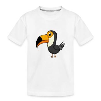 Toucans Bird Birds Motif - T-shirt bio Premium Enfant - blanc - Devant