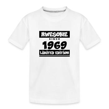 1969 - Born 1969 - Fantastic since 1969 - Kids' Premium Organic T-Shirt - white - Front