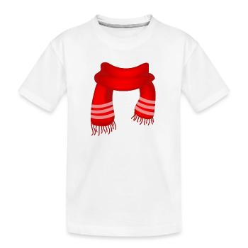 Frohe weihnachten Frohe weihnachten Frohe weihnach - Kinder Premium Bio T-Shirt - Weiß - Vorne