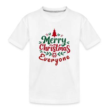 Noël Noël Noël No� - T-shirt bio Premium Enfant - blanc - Devant