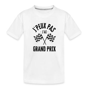 Ich kann nicht, ich habe einen tollen Preis - Kinder Premium Bio T-Shirt - Weiß - Vorne