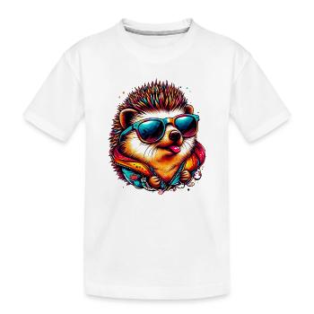Hérisson - T-shirt bio Premium Enfant - blanc - Devant