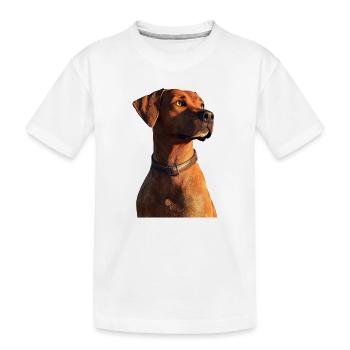 Rhodesian Ridgeback Chien de chasse Chiens Pride Ridgeback - T-shirt bio Premium Enfant - blanc - Devant