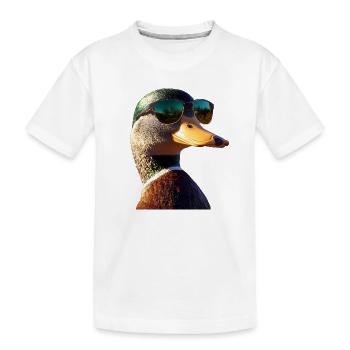 Canard, Canard colvert, Caneton, Caneton, , Canard - T-shirt bio Premium Enfant - blanc - Devant