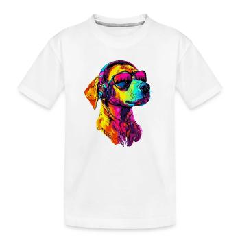 Rhodesian Ridgeback chasse chien chiens Pride Ridgeback - T-shirt bio Premium Enfant - blanc - Devant