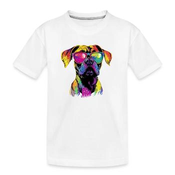 Boxer allemand Chien Boxer Club allemand Boxer Club allemand - T-shirt bio Premium Enfant - blanc - Devant