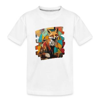 Renard - T-shirt bio Premium Enfant - blanc - Devant