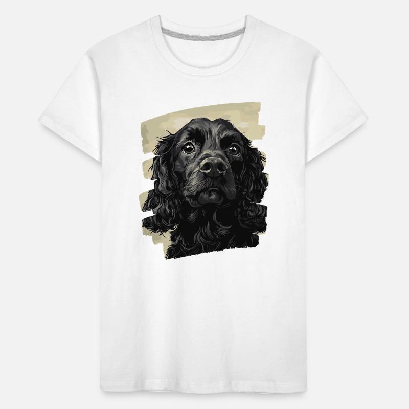 Cocker Spaniel T-shirt bio Premium Enfant