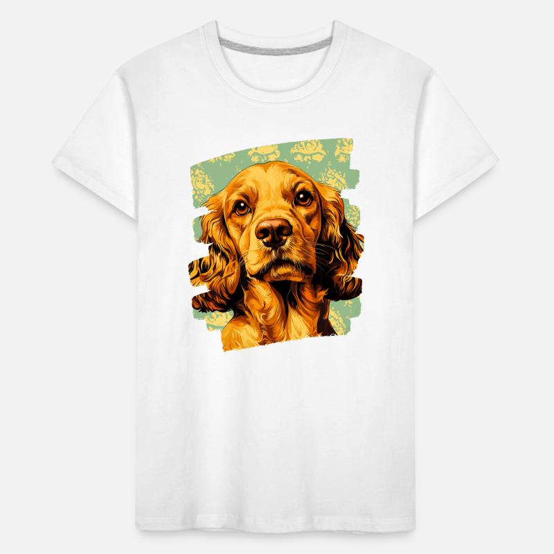 Cocker Spaniel T-shirt bio Premium Enfant