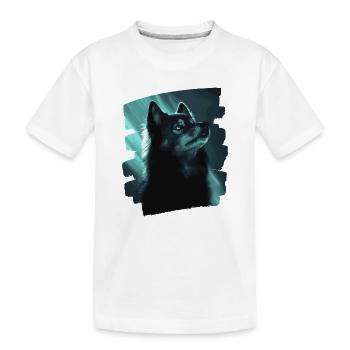 Laponie finlandaise - T-shirt bio Premium Enfant - blanc - Devant