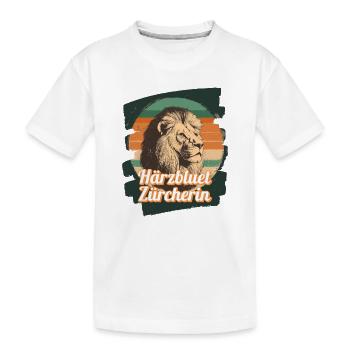 Härzbluetzürcherin Zürich Zurich Zurich - T-shirt bio Premium Enfant - blanc - Devant