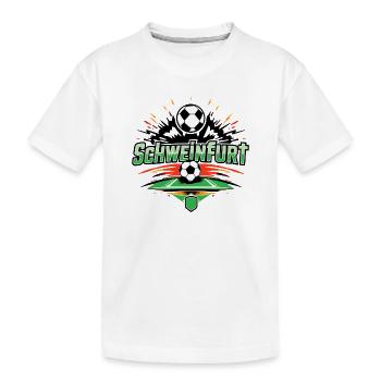 Schweinfurt Football Fan - Kids' Premium Organic T-Shirt - white - Front