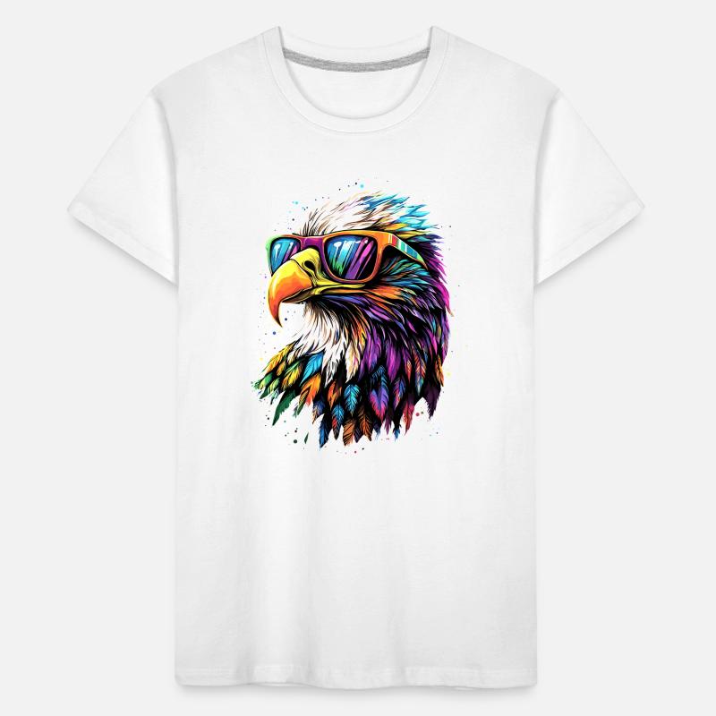 Eagle Bald Eagle Golden Eagle White-tailed Eagle Kids' Premium Organic T-Shirt
