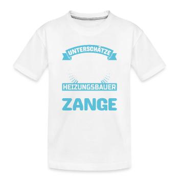Heating Engineer Heating Construction Plumber Plumber - Kids' Premium Organic T-Shirt - white - Front