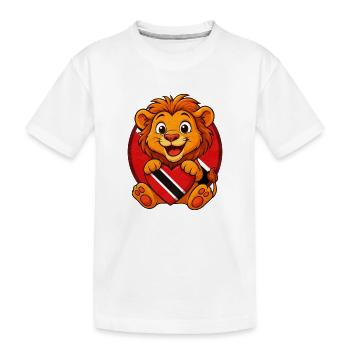 Trinité-et-Tobago - T-shirt bio Premium Enfant - blanc - Devant