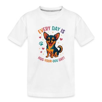 Chihuahua - T-shirt bio Premium Enfant - blanc - Devant