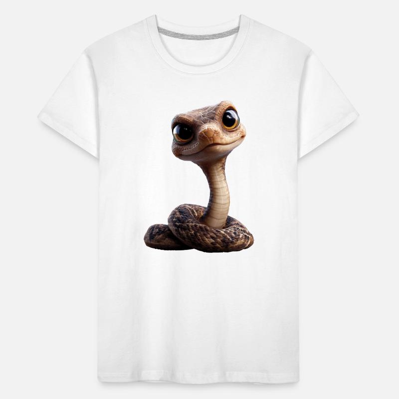 serpent, python, cobra, serpent à sonnettes, serpents T-shirt bio Premium Enfant