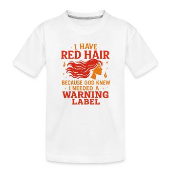 Survivre à la paternité - une bière à la fois - T-shirt bio Premium Enfant - blanc - Devant