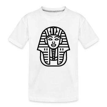 Pharao - Kinder Premium Bio T-Shirt - Weiß - Vorne