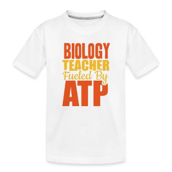 Professeur de biologie Biologiste Biologiste en microbiologie - T-shirt bio Premium Enfant - blanc - Devant