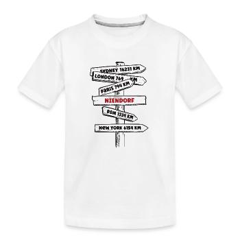 Niendorf Mer Baltique Mer Baltique Resort Vacances Plage Port de mer - T-shirt bio Premium Enfant - blanc - Devant