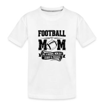 American Football Mom Pride - Kids' Premium Organic T-Shirt - white - Front