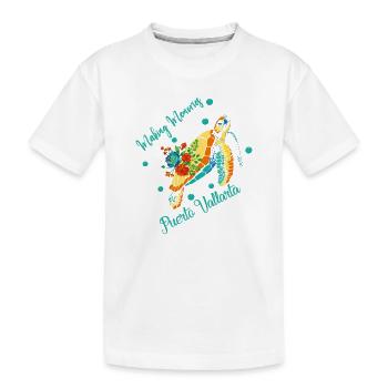 Souvenirs de vacances à Puerto Vallarta - T-shirt bio Premium Enfant - blanc - Devant