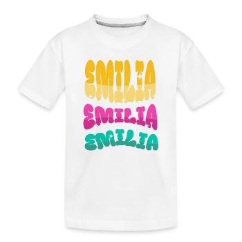 Emilia - T-shirt bio Premium Enfant - blanc - Devant