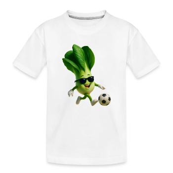 Pak Choi Football - T-shirt bio Premium Enfant - blanc - Devant