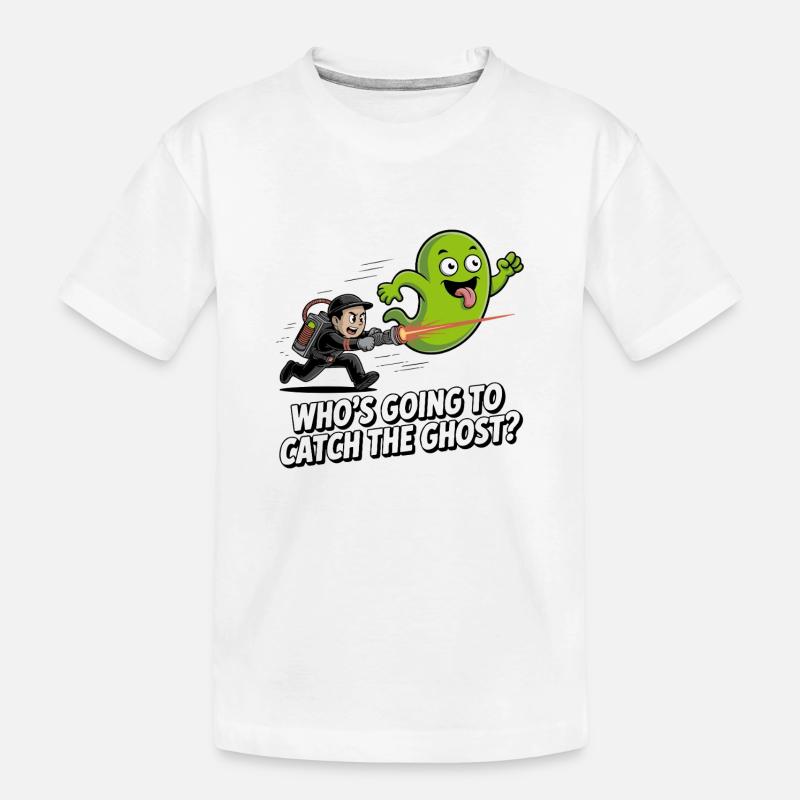 Ghost Chaser: Kosmische Jagd - Kinder Premium Bio T-Shirt - Weiß
