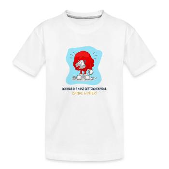 J’en ai marre, c’est l’hiver ! - T-shirt bio Premium Enfant - blanc - Devant