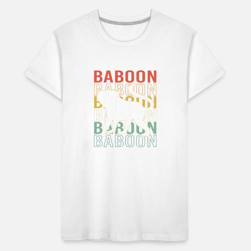 Baboon Baboon Primate Monkey Monkey Kids' Premium Organic T-Shirt