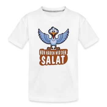 MAINTENANT, NOUS AVONS LA SALADE - T-shirt bio Premium Enfant - blanc - Devant
