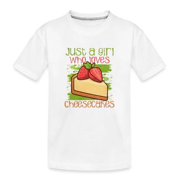 Gâteau - T-shirt bio Premium Enfant - blanc - Devant