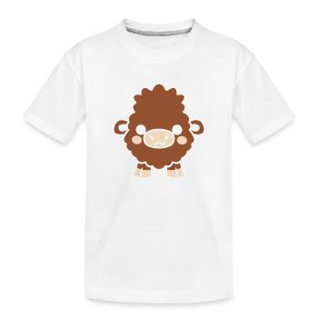 Bison - T-shirt bio Premium Enfant - blanc - Devant