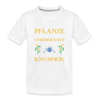 Jardinier Jardinage Jardinage Jardinage Jardinage - T-shirt bio Premium Enfant - blanc - Devant