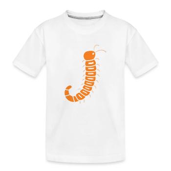 mille-pattes - T-shirt bio Premium Enfant - blanc - Devant