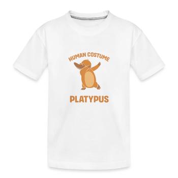 ornithorynque - T-shirt bio Premium Enfant - blanc - Devant