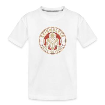Agence de détection de Skinwalkers Cryptid Skinwalker - T-shirt bio Premium Enfant - blanc - Devant