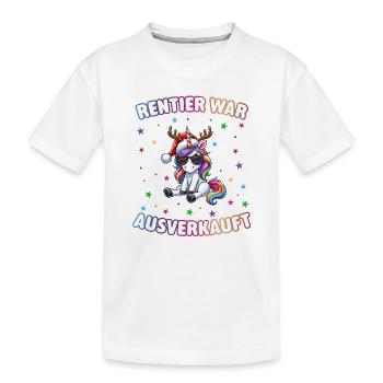 Reindeer a vendu complet - T-shirt bio Premium Enfant - blanc - Devant