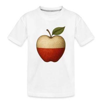 Polen - Kinder Premium Bio T-Shirt - Weiß - Vorne